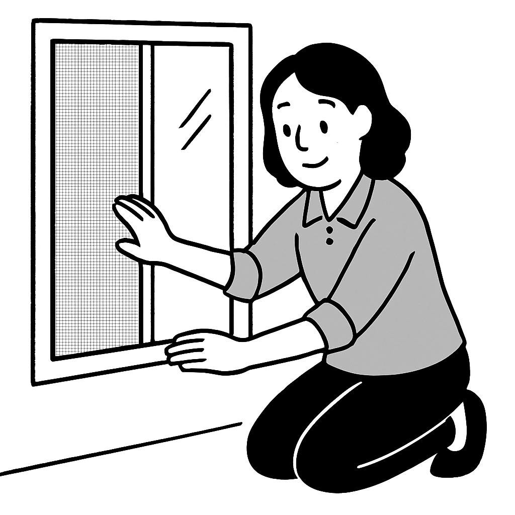 網戸の張り替え